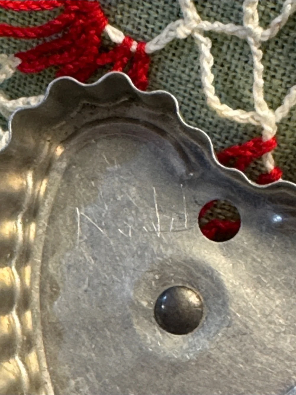 Source Unknown silver tone